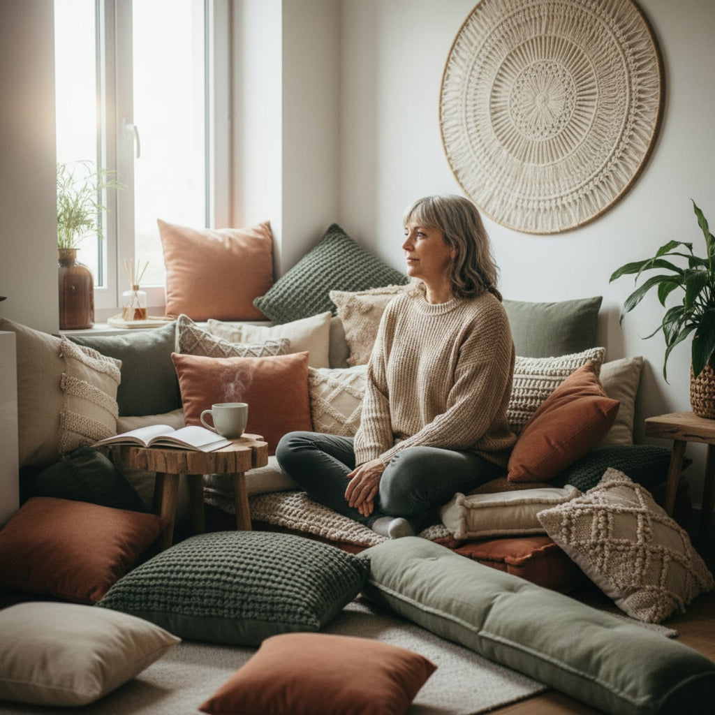 L'Habitat Thérapeutique : Comment la Neuro-Architecture et le 'Soft Design' Réinventent le Bien-Être Mental par le Coussin