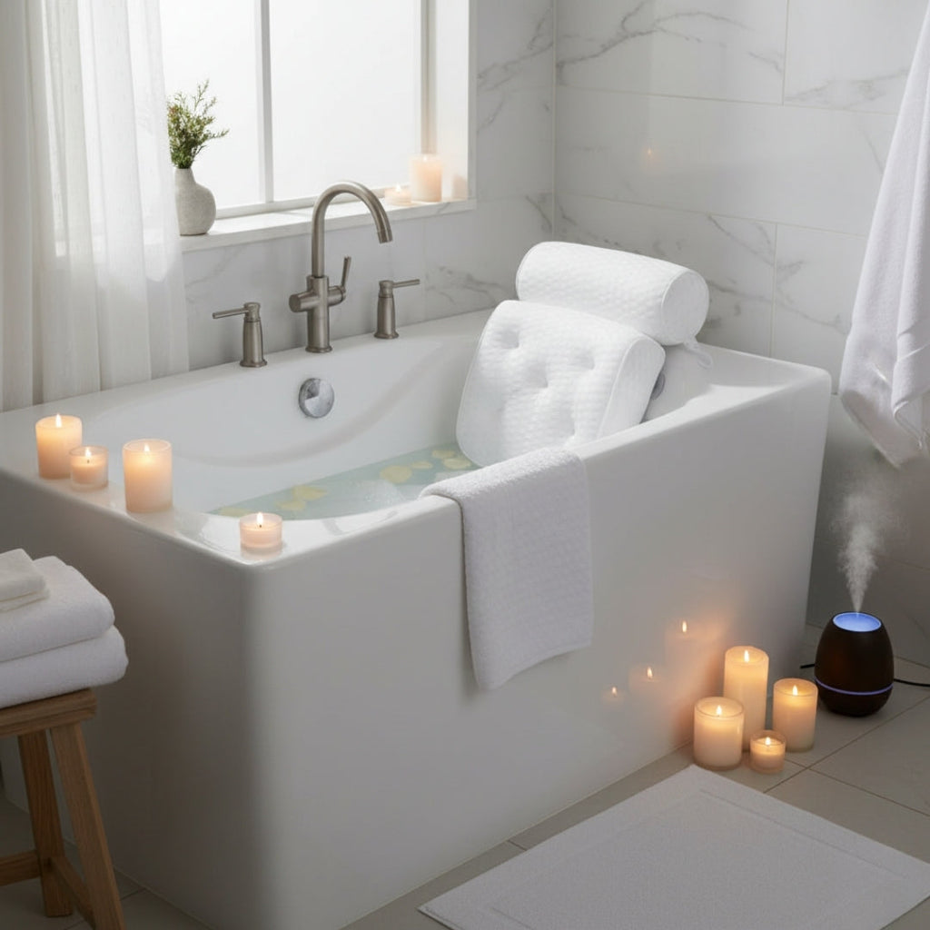 Coussin de baignoire : le secret d’un bain encore plus relaxant