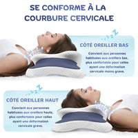 Coussin ergonomique Anti-Ronflement à Mémoire de Forme - Ergomax 2