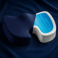 Coussin coccyx à mémoire de forme avec gel