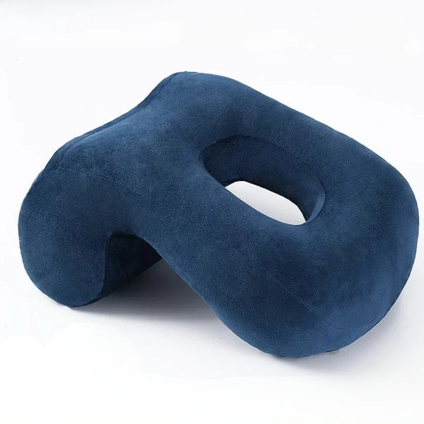 Coussin ergonomique pour sieste bureau en coton et polyester