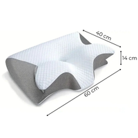 Coussin cervical papillon