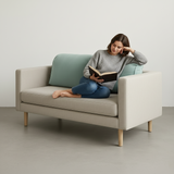Coussin dossier canapé simple vert