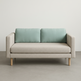 Coussin dossier canapé simple vert