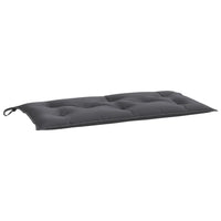 Coussin pour banc exterieur impermeable uni Gris anthracite