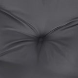 Coussin pour banc exterieur impermeable uni Gris anthracite