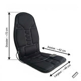 Coussin massage Chauffant pour Voiture et Maison – 7 Zones de Massage
