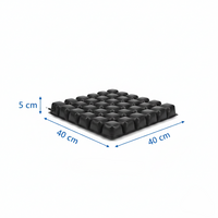 Coussin de siège anti-escarres à air 40×40 cm – Avec pompe et housse