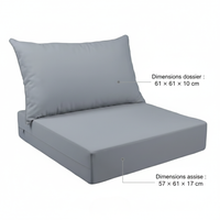 Coussin Extérieur imperméable waterproof – Confort pour Salon de Jardin