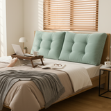 Coussin de dossier canapé matelassé vert