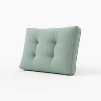 Coussin de dossier canapé matelassé vert