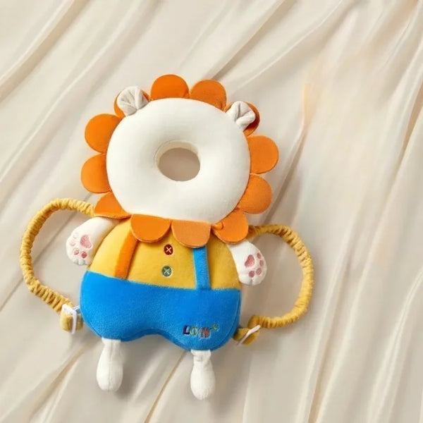 coussin pour proteger la tete du bebe lorsqu'il tombe il représente un lion