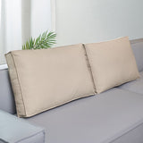 Coussin dossier canapé simili cuir rectangulaire