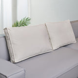 Coussin dossier canapé simili cuir rectangulaire