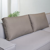 Coussin dossier canapé simili cuir rectangulaire