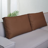 Coussin dossier canapé simili cuir rectangulaire