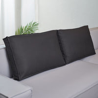 Coussin dossier canapé simili cuir rectangulaire