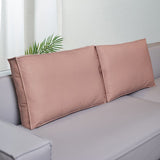 Coussin dossier canapé simili cuir rectangulaire