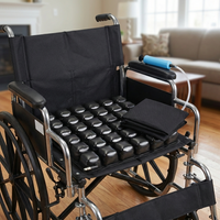 Coussin de siège anti-escarres à air 40×40 cm – Avec pompe et housse