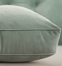 Coussin de dossier canapé matelassé vert