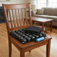 Coussin de siège anti-escarres à air 40×40 cm – Avec pompe et housse