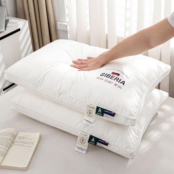 Coussin d’Hôtel en Coton Pur Anti-bactérien - Pack Simple ou Double