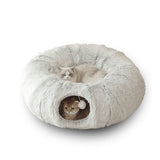 Coussin chat avec tube