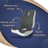 Coussin lombaire à mémoire de forme