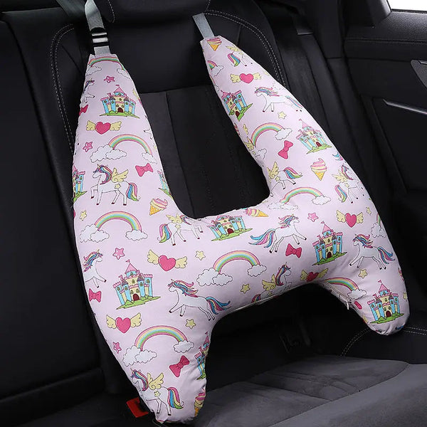 Coussin de voyage licorne pour enfant