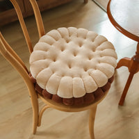 Coussin mignon biscuit rond