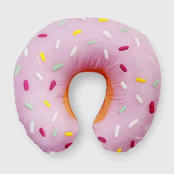 Coussin de voyage gonflable donut pour enfant