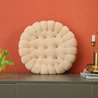 Coussin mignon biscuit rond