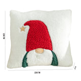 Coussin de Noel Lutin en Velours – Broderie décorative, 25×25 cm