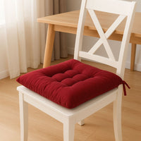 Coussin de chaise 40x40 bordeaux
