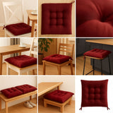 Coussin de chaise 40x40 bordeaux
